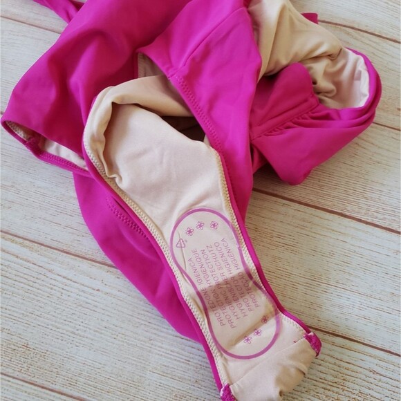 L'Agent by Agent Provocateur Adrina Halter Cutout One-Piece Swimsuit in Pink - Picture 14 of 14